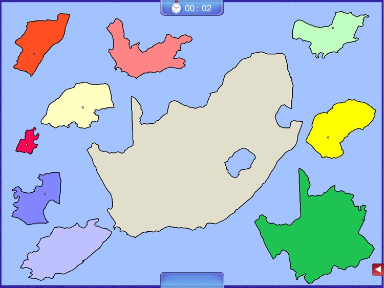 South Africa Puzzle Map