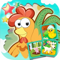 Activities of Scratch farm animals & pairs game for kids