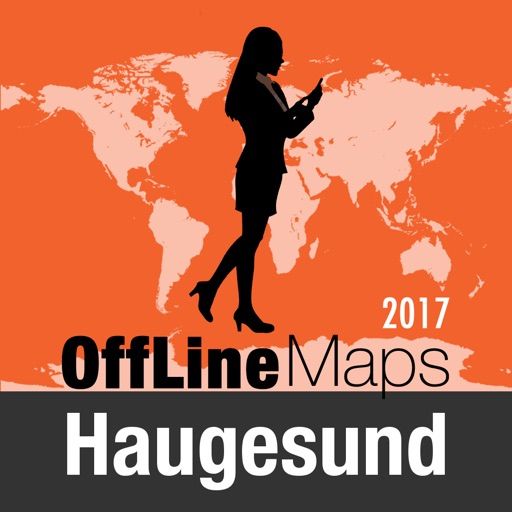 Haugesund Offline Map and Travel Trip Guide icon