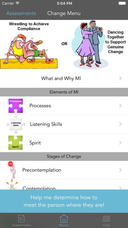 MI – Coach’s Helper to facilitate behavior change