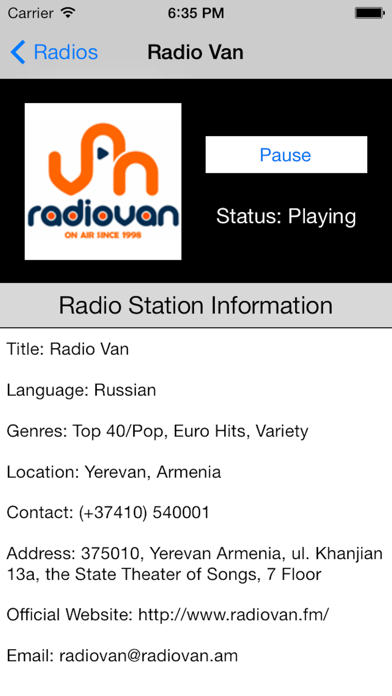 How to cancel & delete Armenia Radio Live Player (Armenian) from iphone & ipad 1