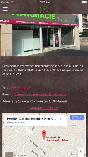 Pharmacie Chante Perdrix(圖1)-速報App