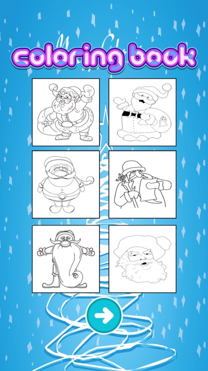 Santa Claus Coloring Book For Kids