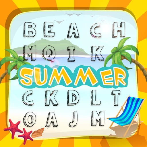 Word Search At The Summer Holiday icon