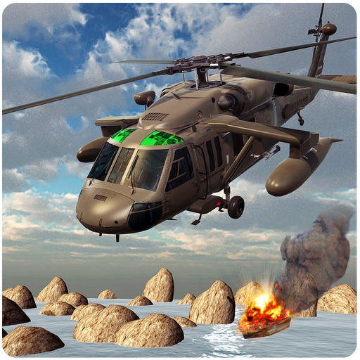 Navy Helicopter Gunship Warfare – WW2 Battlefield iOS App