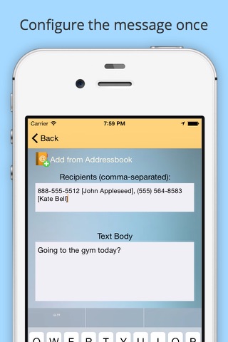 QuickText: Send SMS from Today Widget screenshot 3