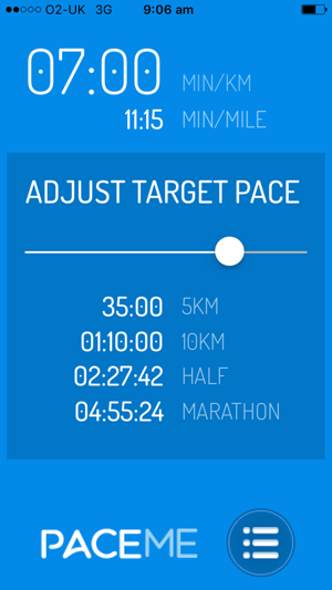 Pace Me Running Calculator