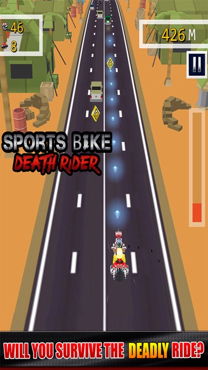 Sports Bike Death Rider - Free 3D Dirt Bike Racing screenshot-4