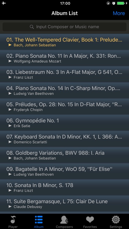 piano music player -  classical masterpieces free