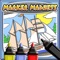 Marker Mania for Boys, Toddlers and Kids - My Boat and Ship Finger Paint Coloring Book Game!