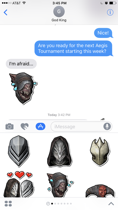 Infinity Blade Stickersのおすすめ画像1