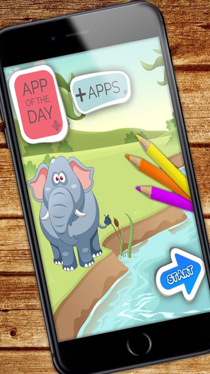 Zoo Coloring Book – color and paint jungle animals