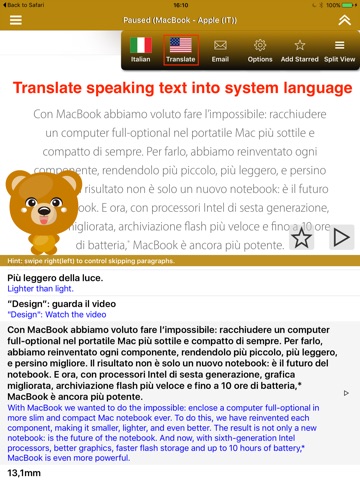 SpeakItalian 2 Pro (6 Italian Text-to-Speech) screenshot 3