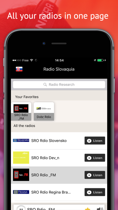 Radio Slovakia - Radios SVK FREECapture d'écran de 3