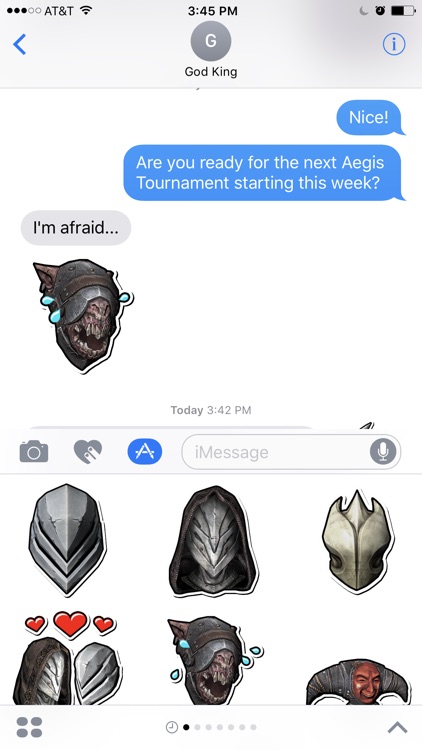 Infinity Blade Stickers