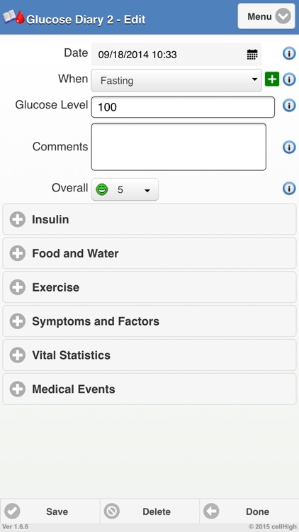 Glucose Diary 2