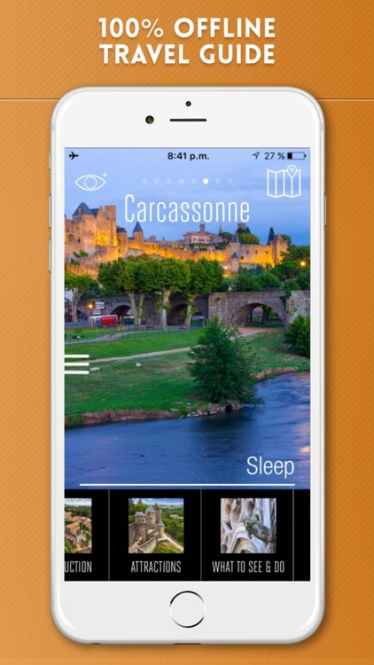 Carcassonne Travel Guide and Offline City Map