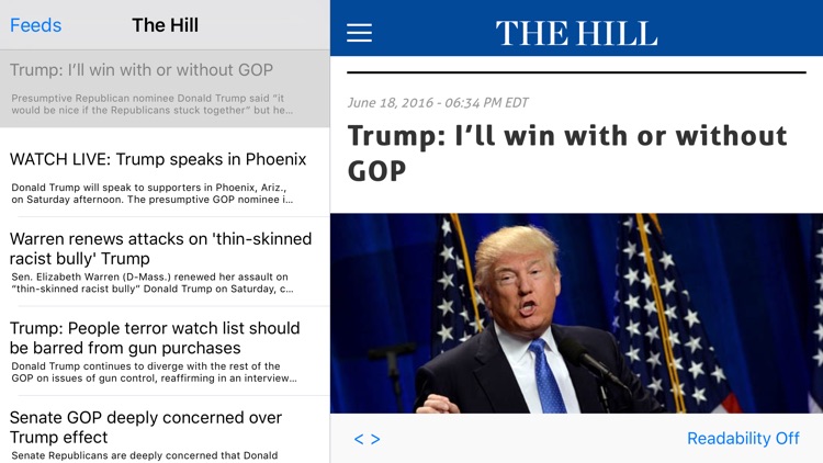 Trump News - The Unofficial News Reader for Donald Trump screenshot-4