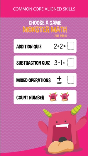 Monster Math Games : addition and subtraction games for kids(圖2)-速報App