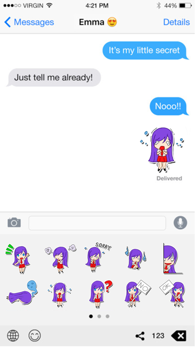 How to cancel & delete Dovemoji - Emoji Sticker Meme for Chat from iphone & ipad 3