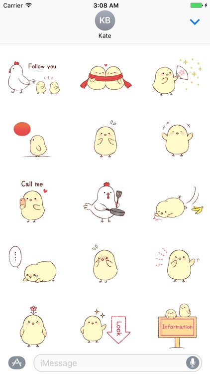 The Baby Chick Stickers