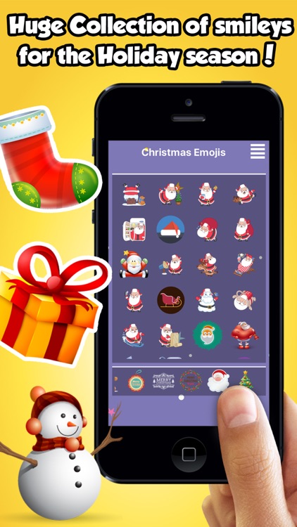 Christmas Emojis, 3d Emoticons & Chat Stickers