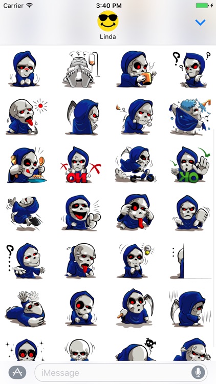 Stylish Reaper! Nice Stickers!