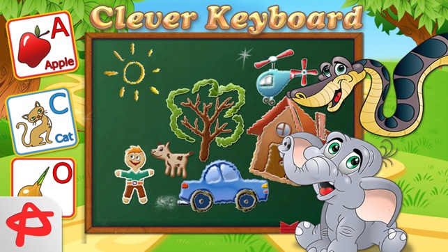 Clever Keyboard: ABC Learning Game For Kids(圖2)-速報App