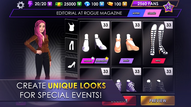Fashion Fever - Top Model Dress Up & Styling Game