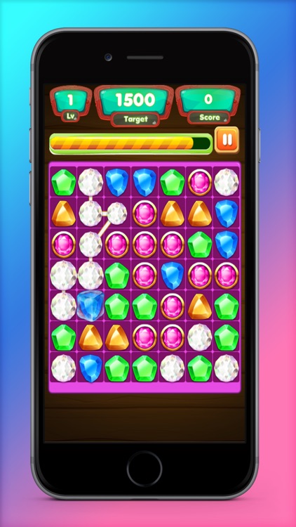 Jewels Link Puzzle Game - Awesome Jewel Mania