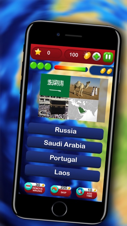 4 Pics Guess the Country Quiz Free Education Game screenshot-4