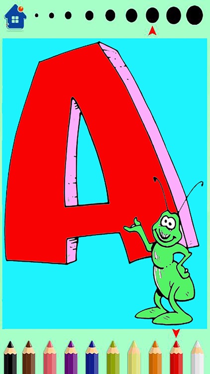 ABC alphabet Coloring book - Learning game