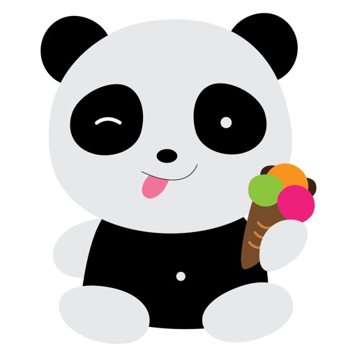Cute Panda Sticker for iMessage #1 icon