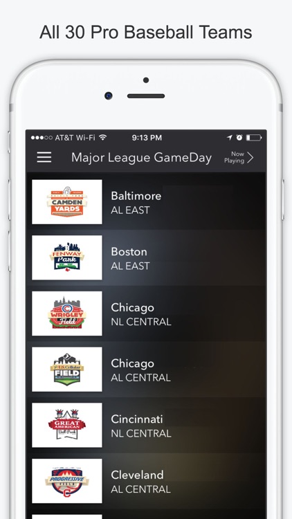 Major League Game Day Pro Baseball - Radio for MLB