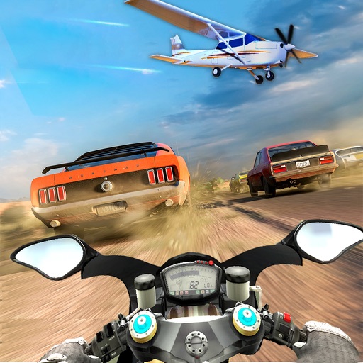 Race In City Traffic Highway : 3D Bike Rider 2016 Icon