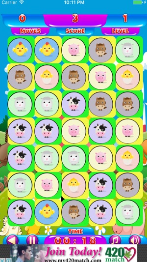 Match 3 Puzzle Animal Farm Mania(圖4)-速報App