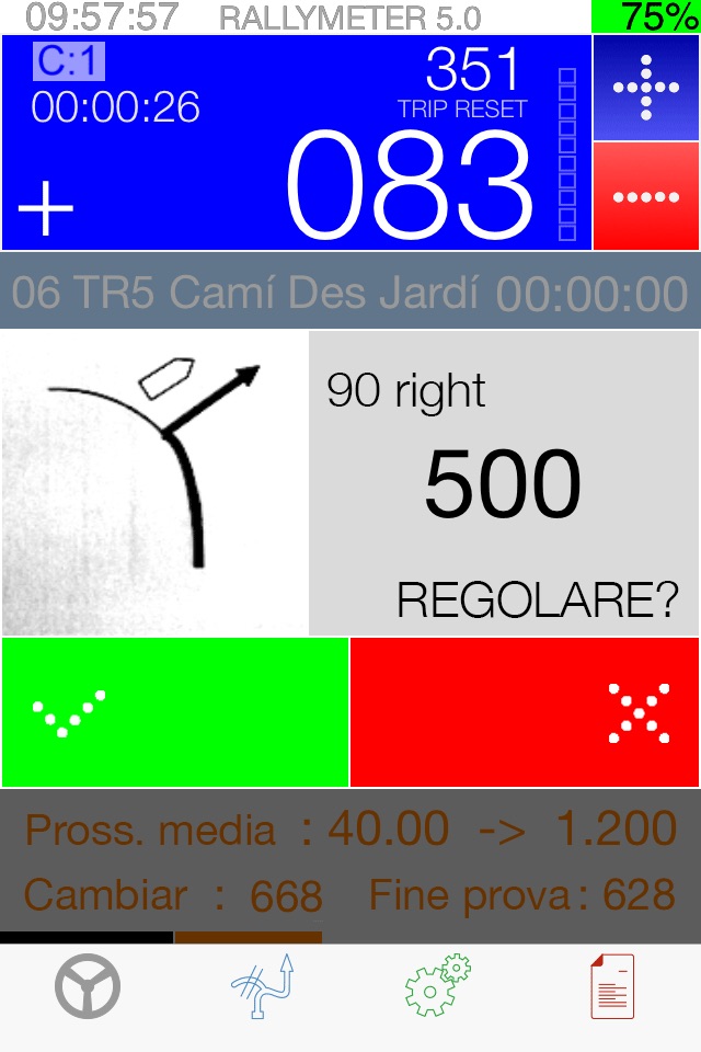 Rallymeter Basic TSD screenshot 2