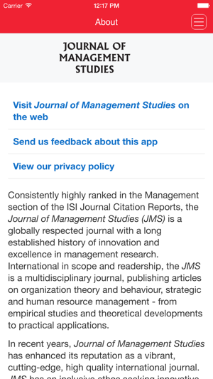 Journal of Management Studies(圖5)-速報App