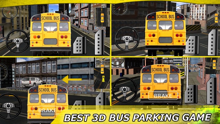 High School Bus Parking Test 3D Simulator Edition screenshot-4