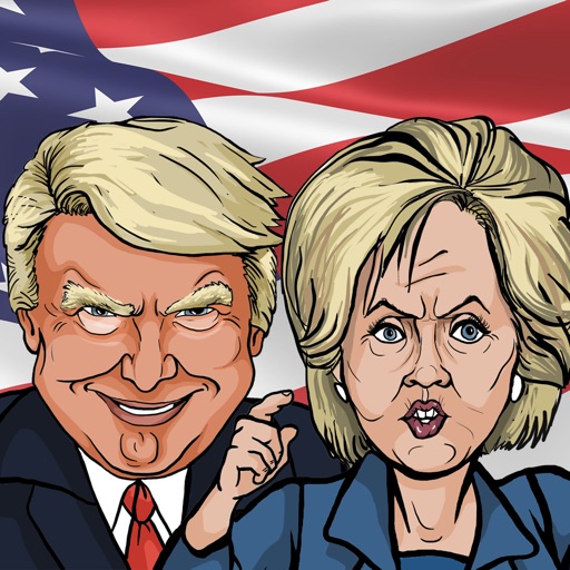 Trump/Clinton 2016 Election Emoji Stickers icon