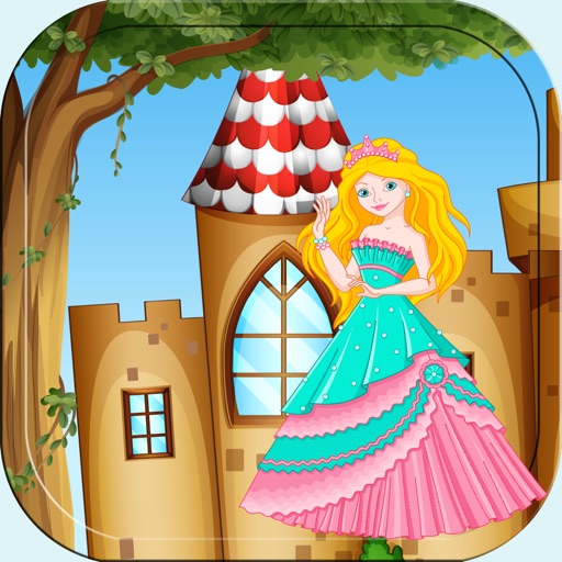 Solve Fairy & Princess Cartoon Jigsaw Puzzles Kids Icon