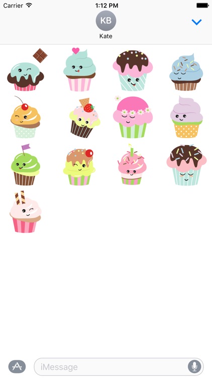 Cupcake Stickers