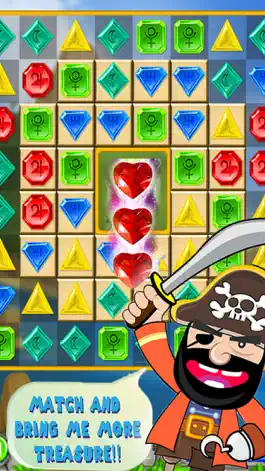 Game screenshot Pirates Gems Treasure - Jewel Free Edition apk