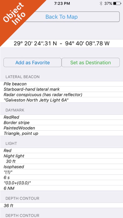 Boating Texas GPS map nautical sailing kml charts