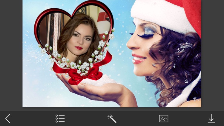 Xmas Santa Photo Frame - Creative Design App