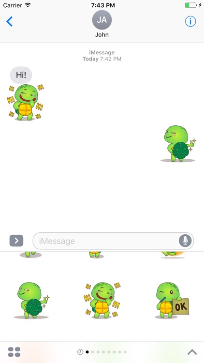 Funny Turtle Sticker screenshot-3