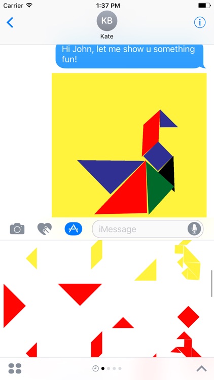 Tangram Stickers