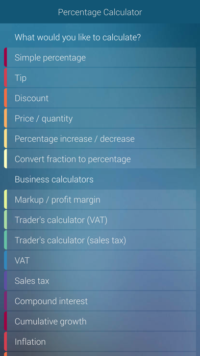 How to cancel & delete Percentage Calculator - percent, discount, tip from iphone & ipad 1