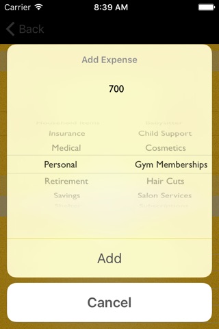 Monthly Expenses Classic screenshot 4