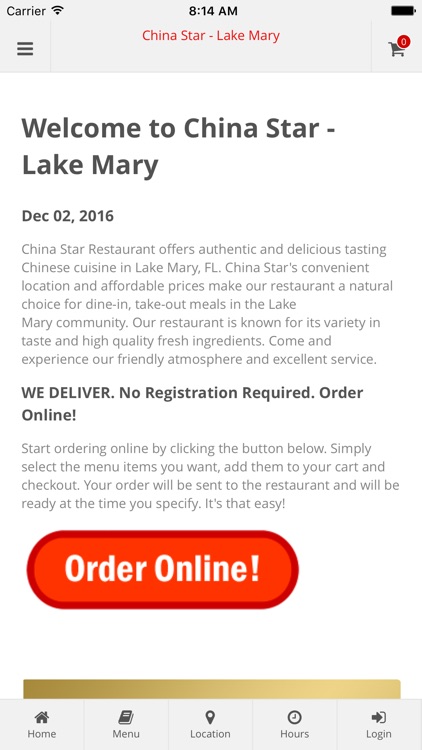 China Star - Lake Mary